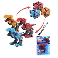 Juguete de Dinosaurio para Armar Yaxin, Robot Dinosaurio Transformable en Bloques, Juguetes de Robots Transformables para Niños