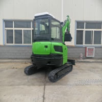 Mini-excavatrice sur chenilles en caoutchouc ME-40 avec cabine fermée, idéale pour l'agriculture – Approvisionnement direct usine