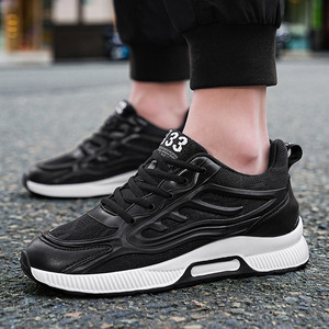 Giày lưới nam vô hình tăng chiều cao 8cm mùa thoáng khí bay dệt lưới nam giày thể thao giản dị - Product Image 5