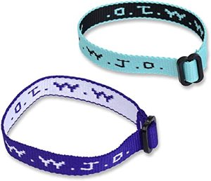 Cinturino personalizzato cinturino da polso jacquard WWJD cosa potrebbe fare gesù bracciali cinturino da polso per regali di eventi della chiesa di raccolta fondi - Product Image 4