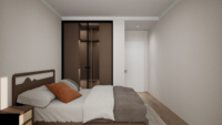 Armoire de chambre à coucher, système de rangement, dressing moderne en bois, dressing sur mesure pour vêtements