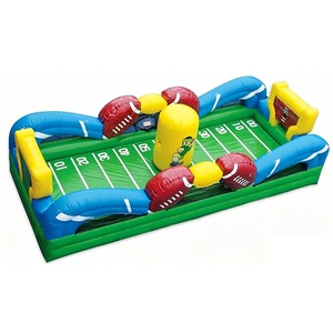 Jeu gonflable de <span class=keywords><strong>football</strong></span> américain First N Goal Tug of War, jeu de rugby gonflable, jeu de course à la corde élastique - Product Image 1
