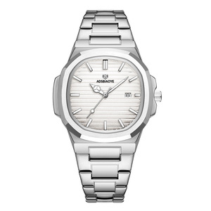 Reloj de Negocios para Hombre Ada Fashion, Cuadrado, de Cuarzo, Resistente al Agua, Luminoso, con Correa de Aleación - Product Image 5