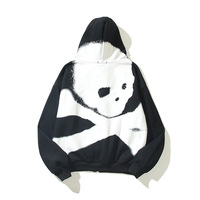 Sweat-shirt d'hiver à capuche zippé en coton coupe ample pour homme, style streetwear, motif Cactus Jack Skull Hip-Hop