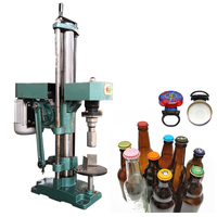 Machine de capsulage semi-automatique pour bouchons de bière Capsuleuse de bouchons à anneaux Capsuleuse de bouchons de bière Capsuleuse de bouteilles de vin