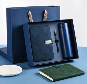 Wholesale Corporate Luxury A5 Diary Note <b>Book</b> <b>Box</b> Usb Customizable Leather Notebook Pen Set With Water Bottle Business Gift - Product Image 4
