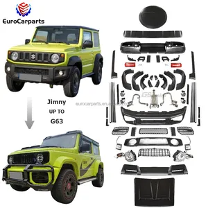 Jimny Mini G63 Style Body Kit Fit For 2018-2021 Jimny Car Bumpers Lights Hood Side Skirts Over Fenders Other Car Accessories