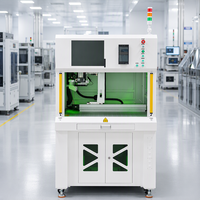 Machine de marquage laser à vision CCD intégrée 20W, marqueur laser à fibre automatique pour plaque de refroidissement liquide