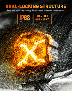 ไฟส่องสว่างแบบกันน้ำ <span class=keywords><strong>Novsight</strong></span> 4x4 LED สำหรับรถออฟโรด ไฟเลเซอร์ ไฟตัดหมอก ไฟทำงาน สำหรับรถยนต์และรถบรรทุก ไฟภายนอกรถยนต์ - Product Image 3