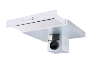 <span class=keywords><strong>Hotte</strong></span> aspirante électrique noire moderne à LED pour îlot <span class=keywords><strong>de</strong></span> <span class=keywords><strong>cuisine</strong></span>, <span class=keywords><strong>rétractable</strong></span> avec évacuation ventilée, pour usage hôtelier et domestique - Product Image 4