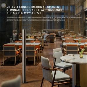 Diffuseur <span class=keywords><strong>d</strong></span>'huiles essentielles électrique en aluminium de style tour (sans eau) pour la <span class=keywords><strong>maison</strong></span> et l'hôtel, sur pied, contrôlé par application - Product Image 3