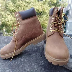 Gebrauchte gebrauchte Stiefel für Männer Trekking schuhe Leder High Top Martin Stiefel Gebrauchte Kletter schuhe zum Wandern - Product Image 5