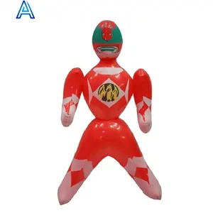 环保乙烯基聚氯乙烯充气男外星女卡通娃娃机器人玩具吹气玩具
