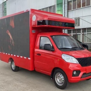 Mini Van Personalizzato con Motore a Benzina, Messaggio Pubblicitario Scorrevole, 75KW 110KW, Pubblicità 3D sul Tetto dell'Auto per Foton - Product Image 1