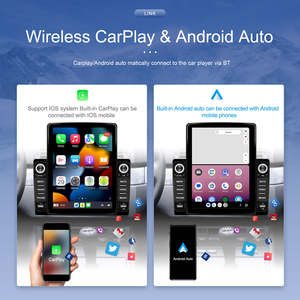 Pour <span class=keywords><strong>Podofo</strong></span> <span class=keywords><strong>2</strong></span> <span class=keywords><strong>Din</strong></span> 9.5 ''voiture Android pour DVD sans fil Carplay RDS WIFI charge rapide AHD caméra Auto électronique rapide - Product Image 6