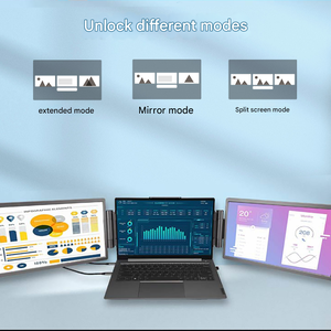 จอภาพแบบพกพาใช้งานร่วมกับ <span class=keywords><strong>Windows</strong></span> <span class=keywords><strong>Mac</strong></span> 1920*หน้าจอ1200 14 "แบบเสียบและเล่นกับลำโพงได้โดยตรงจากโรงงาน - Product Image 3