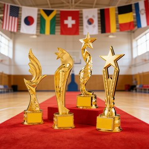 Trofeo de Resina Premium de Fábrica para una Variedad de Eventos Deportivos como Atletismo, Golf, Natación y Competiciones Ecuestres - Product Image 1