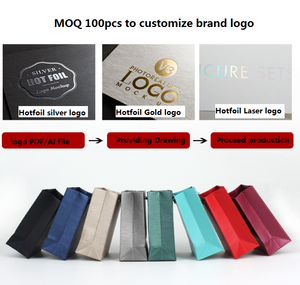 Tùy chỉnh tùy chỉnh tái sử dụng Logo trang sức bao bì & hiển thị Túi mua sắm giấy - Product Image 6