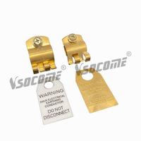 Clip de câble en laiton de type AUS, pince de terre BCC, pince de connexion pour fil de piquet de terre, pince de terre adaptée aux piquets de 13 mm