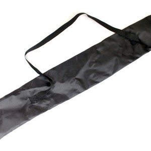 Bolsa negra para bastones de senderismo, bolsa de almacenamiento portátil de tela Oxford de 45x11cm con cierre de cordón para uso en exteriores - Product Image 3