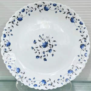 Juego de Vajilla de Porcelana Blanca Clásica de la Mejor Calidad, Sostenible, de 6 Piezas, Apto para Horno y Microondas, para Comidas Diarias, Ensaladas y Postres - Product Image 3