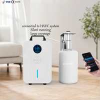 Wisekleen Plug Metal Aroma Diffuser air Fresh Dispenser Diffuseur APP Control Aroma Diffuser 2000ml