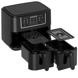 Aifa เครื่องครัวขนาดเล็ก หม้อหุงข้าวอิเล็กทรอนิกส์ หม้อทอดแบบดิจิตอล เครื่องปิ้งขนมปัง อบ <span class=keywords><strong>2</strong></span> ตะกร้า หม้อทอดแบบดิจิตอล 9 ลิตร - Product Image 2