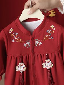 Mono Tang <span class=keywords><strong>de</strong></span> estilo chino, vestido <span class=keywords><strong>de</strong></span> moda nacional <span class=keywords><strong>de</strong></span> un año para niñas, vestido <span class=keywords><strong>de</strong></span> corona <span class=keywords><strong>de</strong></span> la semana <span class=keywords><strong>de</strong></span> captura <span class=keywords><strong>de</strong></span> cien días para primavera - Product Image 5
