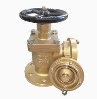Vanne manuelle en laiton forgé GB/T pour hydrant d'incendie, industrie marine, DN50-DN65, pompe à eau, huile, gaz, garantie 1 an - Vente en gros
