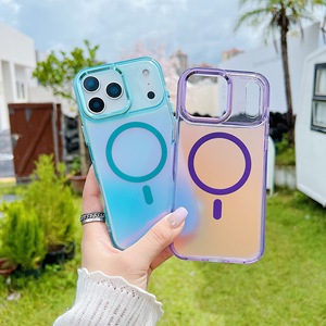 เคสโทรศัพท์แม่เหล็กไฟฟ้าสำหรับ iPhone 17 <span class=keywords><strong>Air</strong></span> 16 PRO <span class=keywords><strong>MAX</strong></span> 14กรอบเลนส์เคลือบอิเล็คโทรเพลทเงาสดใส - Product Image 3