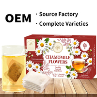 Thé aux herbes chinoises de qualité supérieure en gros, thé naturel à la fleur de camomille, logo personnalisé