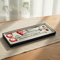 Kit professionnel de marteaux réflexes neurologiques, kit de diagnostic médical avec marteau de percussion et diapason pour usage clinique et domestique