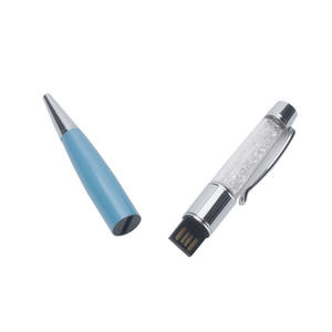 Custom Brand Logo Color Metal Ballpoint Pen <b>USB</b> Flash <b>Drive</b> - Product Image 1