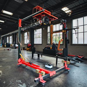 Máy sửa chữa khung thân xe ô tô di động bằng kim loại AT-8 AUTENF, máy quay và kéo lõm thân xe tự động - Product Image 2