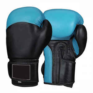 Gants de boxe haut de gamme PU + PE MMA fermeture à lacets demi-doigt prix usine Logo personnalisé gants d'entraînement avec support de poignet - Product Image 2
