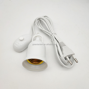 Đèn chủ E27 ổ cắm với chuyển đổi cáp E27 <span class=keywords><strong>Extender</strong></span> đèn cơ sở chủ Power Cord Cable EU/chúng tôi cắm cho đèn chùm Mặt dây chuyền bóng đèn - Product Image 2