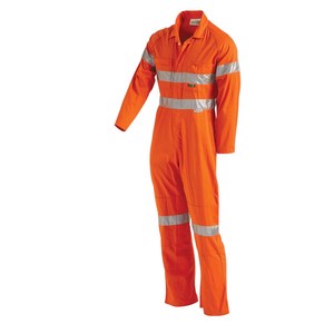 Workers <strong>Suit</strong> <strong>Overall</strong> with Reflective Stripe <strong>Seaman</strong> 100% Cotton Safety Coverall for Oil and Gas - Product Image 1