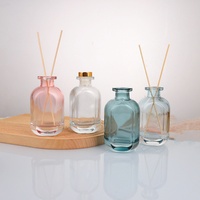 Diffuseur d'arômes en verre de 150 ml de haute qualité avec logo personnalisé imprimé à l'écran, avec bouchon en caoutchouc pour usage domestique