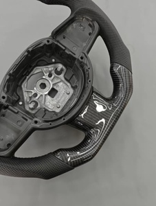 Volvo <span class=keywords><strong>XC</strong></span> 40 S90 S60 V60 <span class=keywords><strong>V90</strong></span> S40 V40 XC60 XC40 XC90 Modification du volant en fibre de carbone avec accessoire de voiture en cuir - Product Image 3