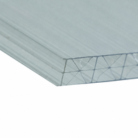 Plaque de polycarbonate multicouche directe usine, couleur durable, résistante au vent et aux moisissures, robuste pour bâtiments résidentiels