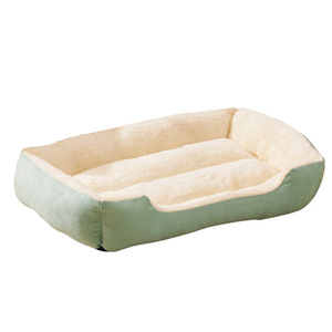 Maßgefertigtes Luxus-Haustierbett Großes Quadratisches Multifunktionales Hunde- und Katzennest Winterwarm Weich Atmungsaktiv PP-Baumwollgefülltes Sofabett Bissfest - Product Image 1