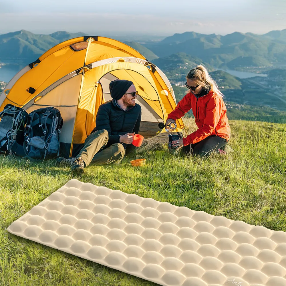 Anbel OEM ODM Camping eingebaute Pump-Selbstblasmatratze aufblasbare Luftmatratze für Zelt und Auto