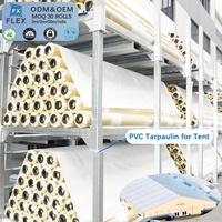 Membrane architecturale en tissu enduit de PVC tissé imprimé imperméable FLFX pour couverture de toit de complexe sportif