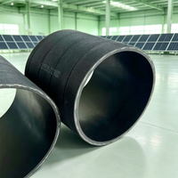 Tuyau en caoutchouc NR/EPDM haute résistance, flexible et élastique pour le transport de béton, l'entretien des infrastructures et l'utilisation industrielle (coupé sur mesure)