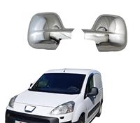 Accessoires de voiture Offre Spéciale décoration extérieure ABS Chrome miroir couverture pour Peugeot Partner 2010-2018