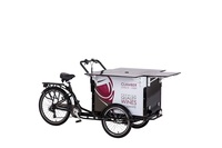Triciclo de Carga Clamber Coffee para Venta Ambulante en la Calle