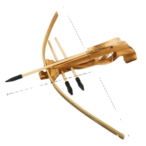 Unisex balestra giocattolo <span class=keywords><strong>in</strong></span> <span class=keywords><strong>legno</strong></span> fatto a mano per bambini punte morbide per giochi classici all'aperto per principianti uso Indoor - Product Image 2
