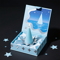 Boîte cadeau pour bougie d'aromathérapie avec carton recyclable, design personnalisable, revêtement UV, fermeture magnétique, doublure en éponge