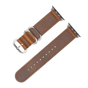 EACHE de lujo Natural de cuero de piel de becerro de <span class=keywords><strong>Apple</strong></span> <span class=keywords><strong>Watch</strong></span> <span class=keywords><strong>Correa</strong></span> 38mm 42mm - Product Image 3