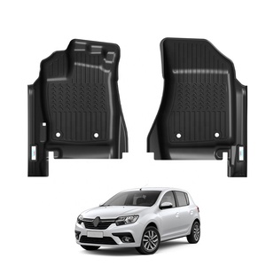 Alfombrillas para Vehículos de Material TPE, Alfombra Protectora para el Suelo, Accesorios Interiores para Automóviles TXR para <span class=keywords><strong>Renault</strong></span> <span class=keywords><strong>Sandero</strong></span> 2012-2017 - Product Image 3
